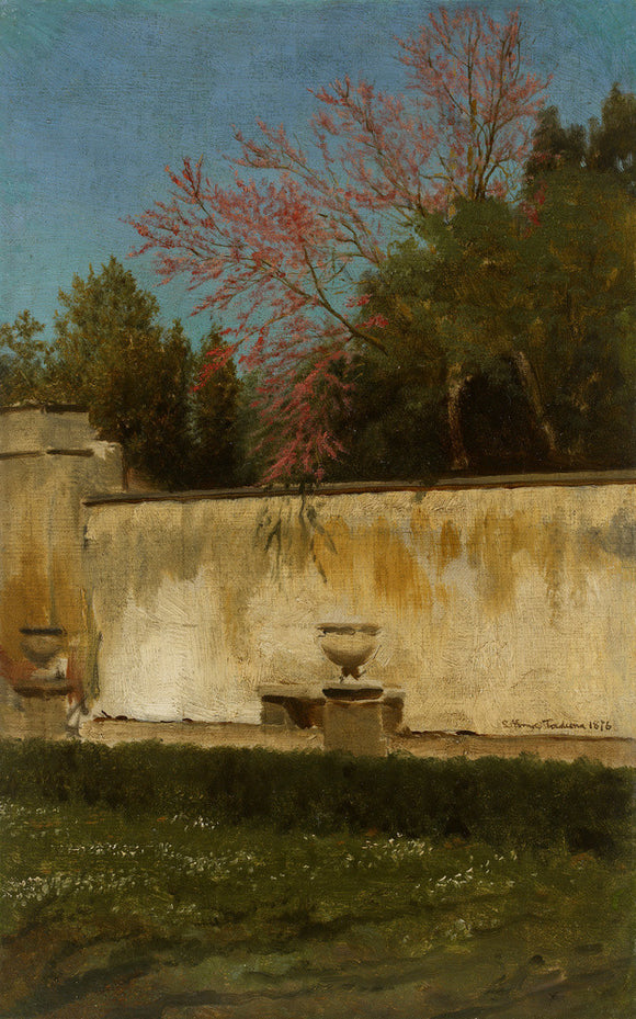 A Corner of the Gardens of the Villa Borghese,