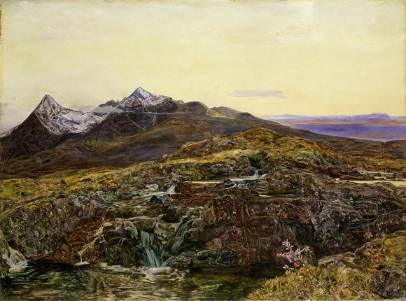 Cuillin Ridge, Skye, from Sligachan