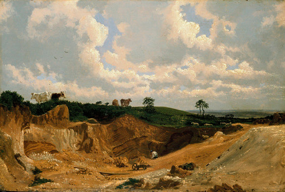 Gravel Pit on Shotover Hill, near Oxford
