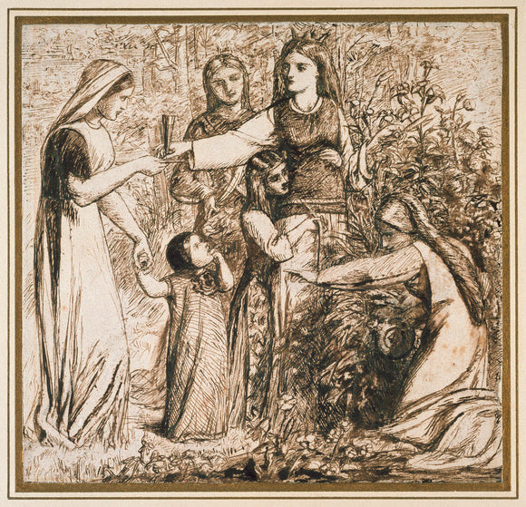 Dante's Vision of Matilda gathering flowers
