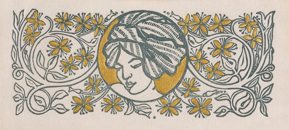 Headpiece on page 156 from 'Gerard de Nerval: Histoire de la Reine du Matin & de Soliman Prince des Geniés'