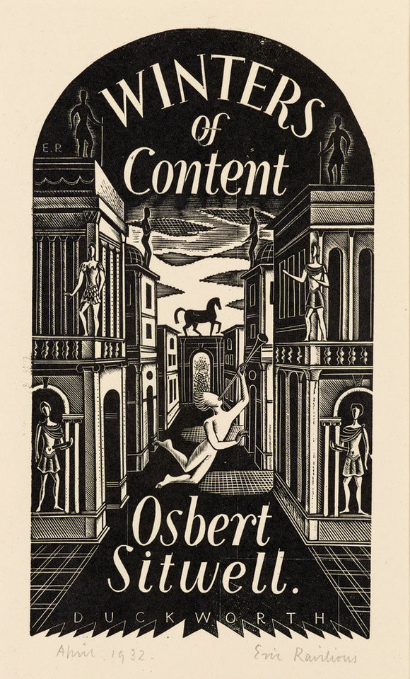 Winters of Content: design for dust jacket 1932