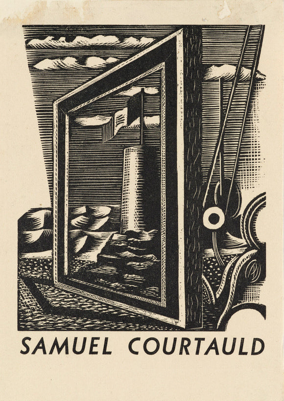 Bookplate for Samuel Courtauld