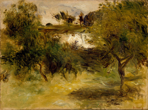 Landscape with trees