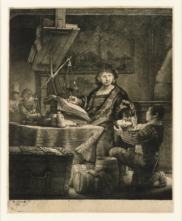 Portrait of Jan Uytenbogaert, 'The Goldweigher'