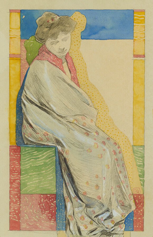 Young woman seated