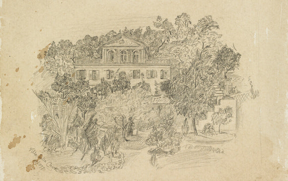 View of the Villa della Cava