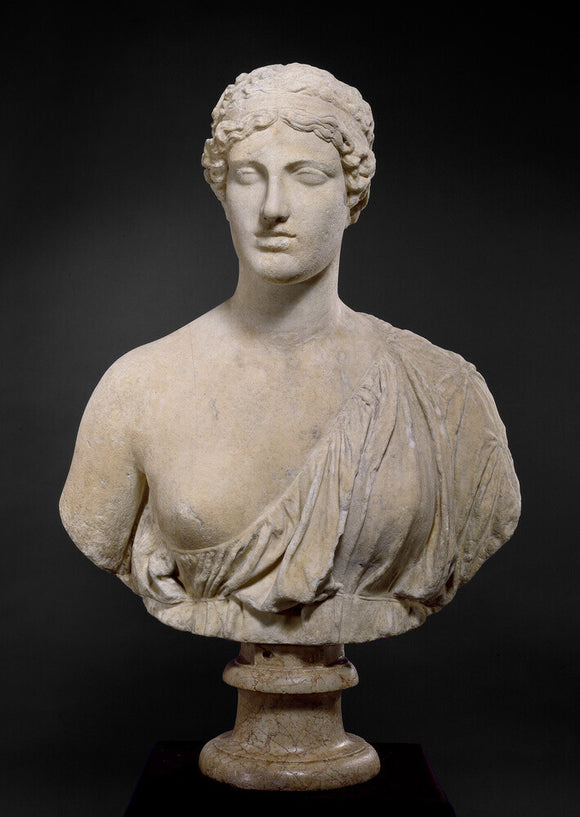 Female bust of Sappho known as 'The Oxford Bust', 50-200 CE