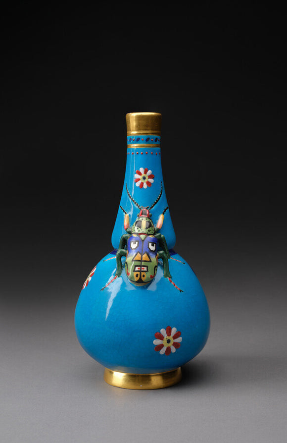 Vase of double-gourd form, 1872