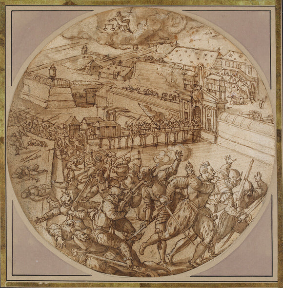 De Bours drives Merville and Treslong out of the Citadel - 1st August 1577