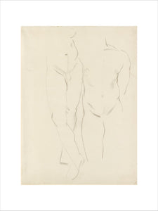 Study of a male Torso and Legs