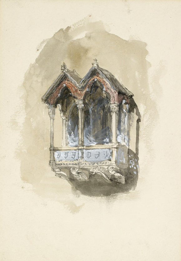 Design for a window in the University Museum, Oxford