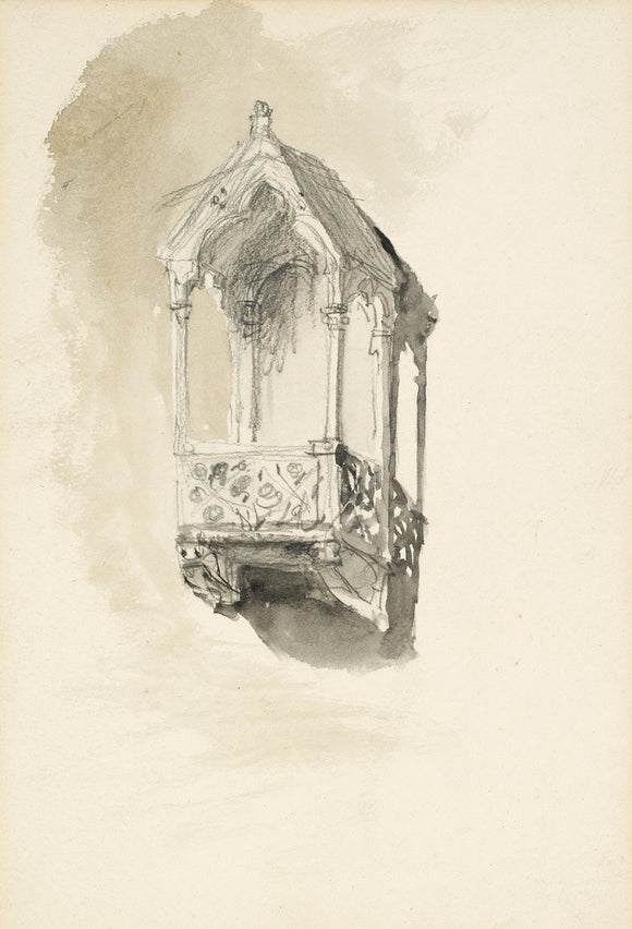 Design for a window in the University Museum, Oxford