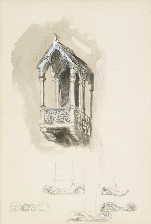 Design for a window in the University Museum, Oxford