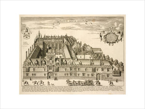 Collegium Omnium Animarum (College of All Souls), from 'Oxonia illustrata' (1675)