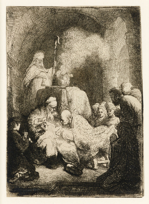 The Circumcision: small plate (Luke 2:21)