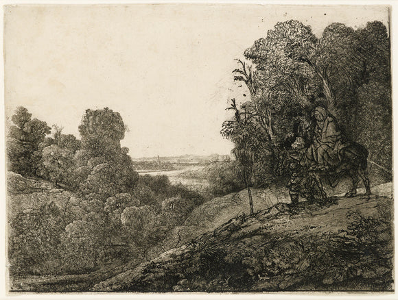 The Flight into Egypt: altered from Segers