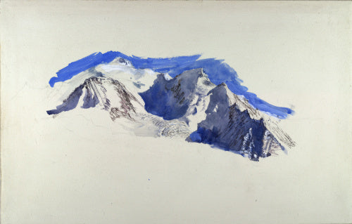 Mont Blanc from Saint-Martin-sur-Arve