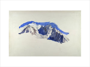 Mont Blanc from Saint-Martin-sur-Arve