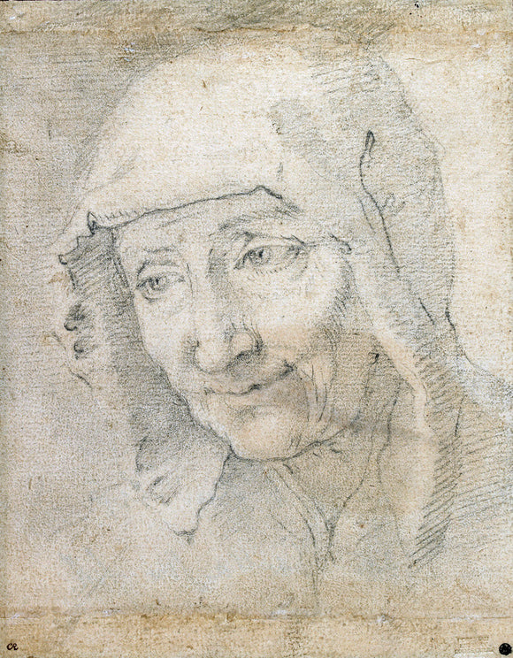 Head of an old Woman, turned three-quarters to the left