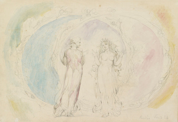 Beatrice and Dante in Gemini, amid the Spheres of Flame