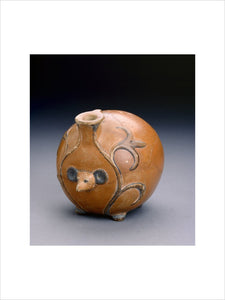 Pottery vessel in shape of a hedgehog