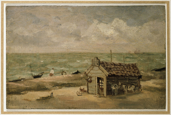 A Fisherman's Hut by the Sea