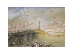 The Bridge at Blois; Fog Clearing