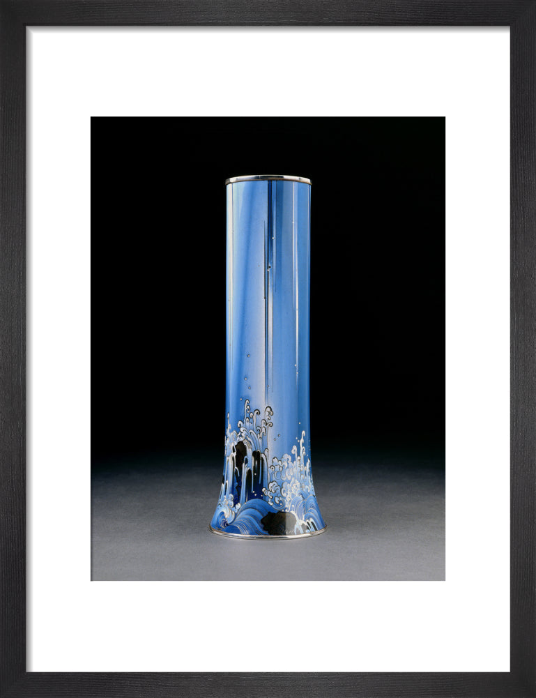 Vase with waterfall over rocks – Ashmolean Prints