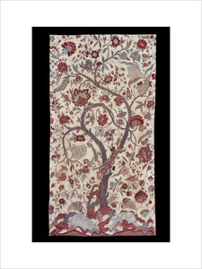 Chintz wall hanging with a Tree of Life design