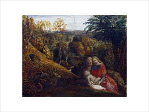 Landscape with the Repose of The Holy Family