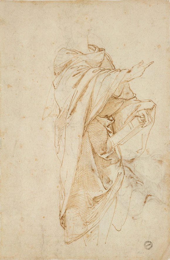 Verso: Study for the Figure Virgil