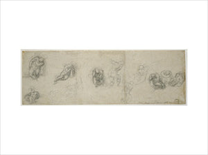 Studies of a sleeping Apostle and other Figures