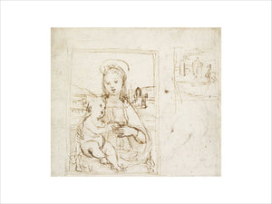 Study for a Picture of the Virgin and Child