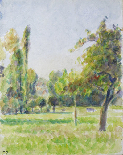 Study of the Orchard of the Artist's House at Eragny-sur-Epte