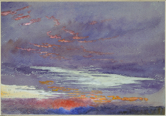 Study of Dawn: purple Clouds, Denmark Hill, 20 March 1868