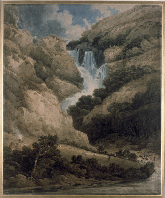 The Gorge of Wathenlath with the Falls of Lodore, Derwentwater