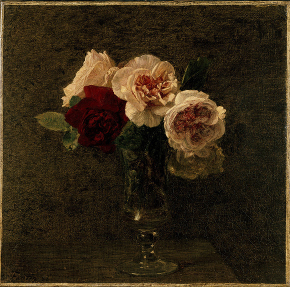 Still Life: pink and red Roses