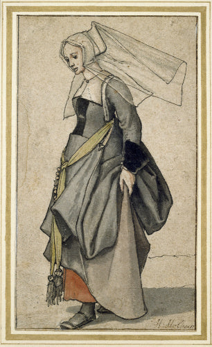 Figure of a Woman (English) in contemporary Dress
