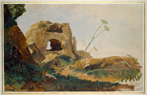 Study of Rocks and Foliage, Agrigento, 1847