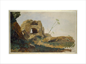 Study of Rocks and Foliage, Agrigento, 1847