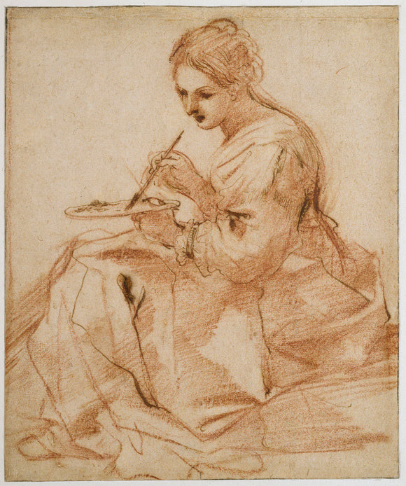 A Woman Painting