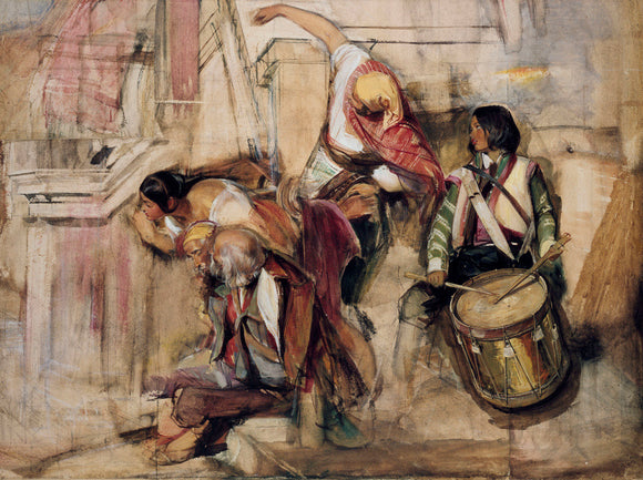 Study for the 'Proclamation of Don Carlos'