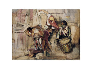 Study for the 'Proclamation of Don Carlos'