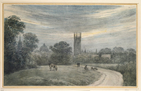 The Entrance to Oxford from London, from Recollection