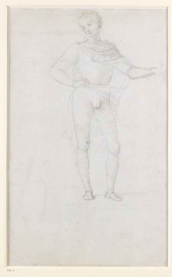 A Study for a Figure in an Adoration of the Magi