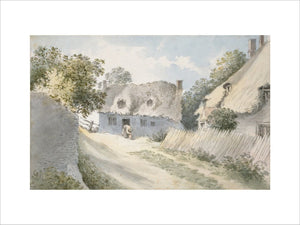 Cottages in a Village Street