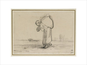 Woman carrying a Sack on her Back