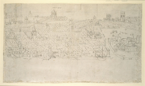Billingsgate to Tower Wharf - from the London Panorama