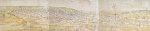 Panoramic View of Brussels from the North